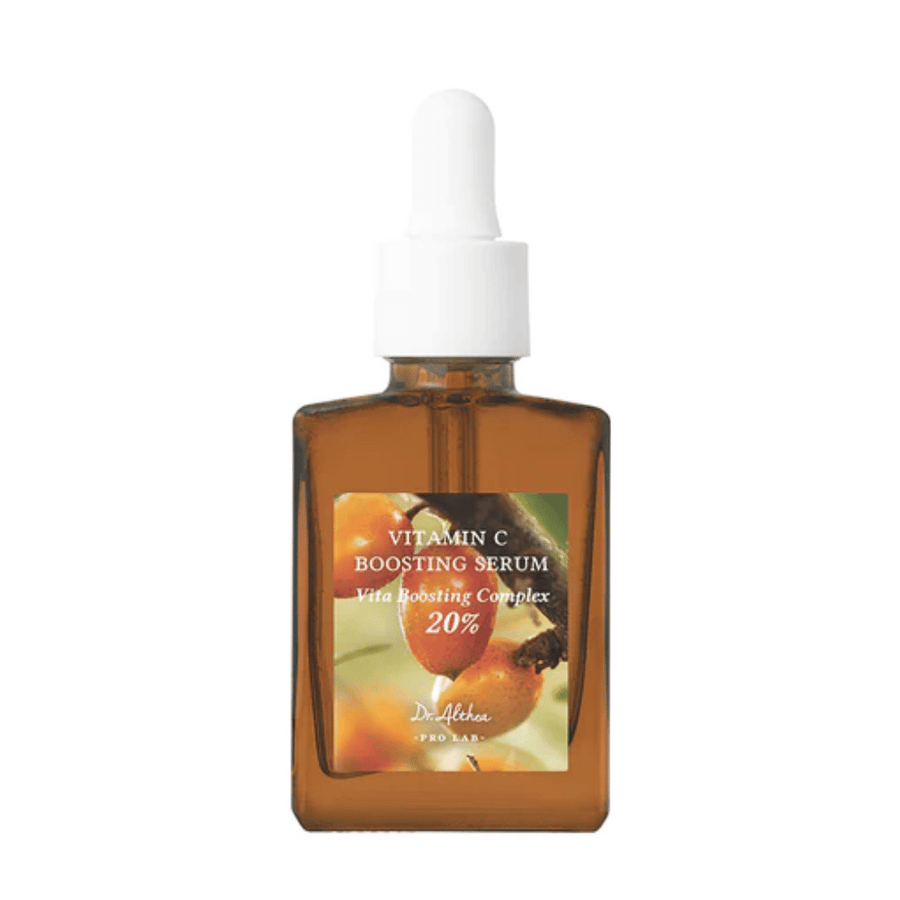 Flaska med Dr. Althea Vitamin C Boosting Serum som innehåller 20% Vita Boosting Complex.