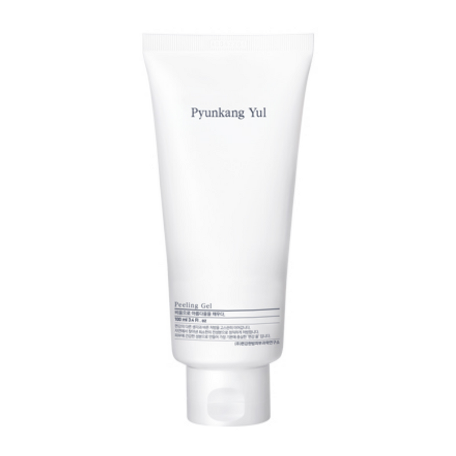 En tub Pyunkang Yul Peeling Gel 100ml på vit bakgrund.